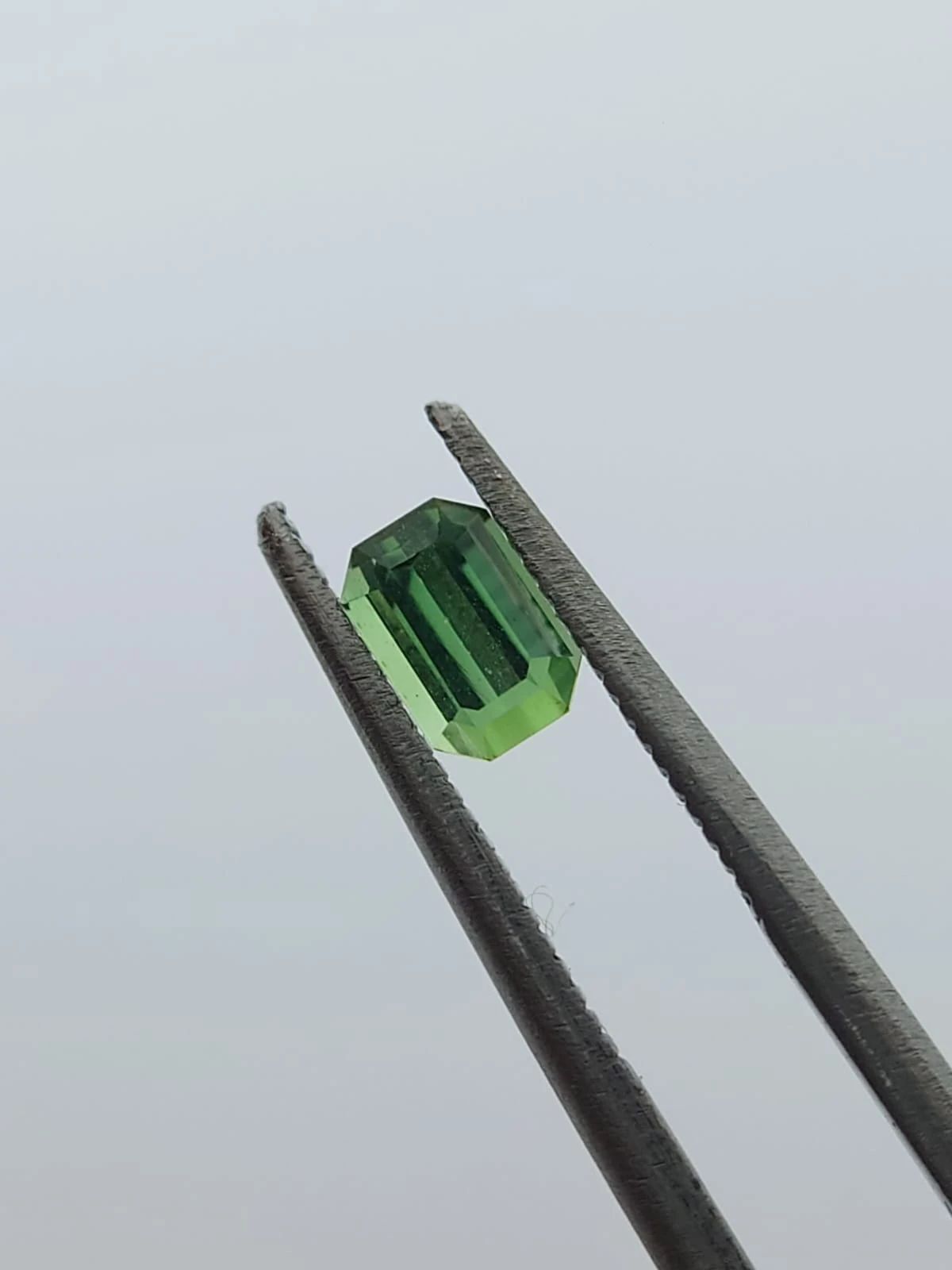 0.59ct Natural Green Tourmaline Emerald Cut Loose Gemstone from Afghanistan — view 3